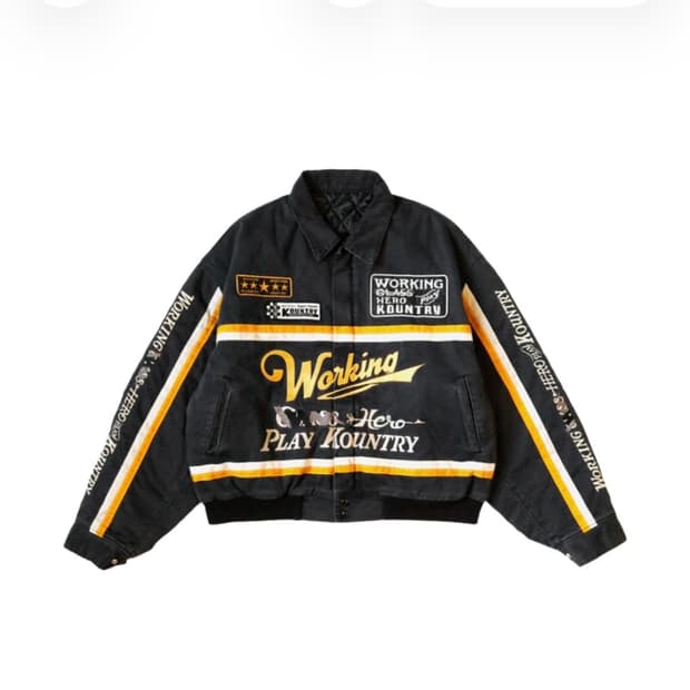 새상품) 캐피탈 치노 ad 레이싱 드리즐러 자켓