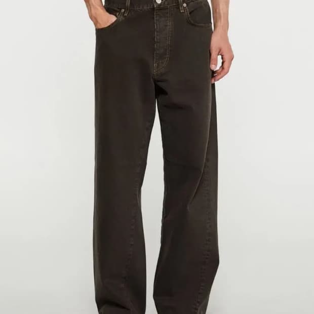 32/32 선플라워 와이드트위스트데님 빈티지브라운 판매합니다.