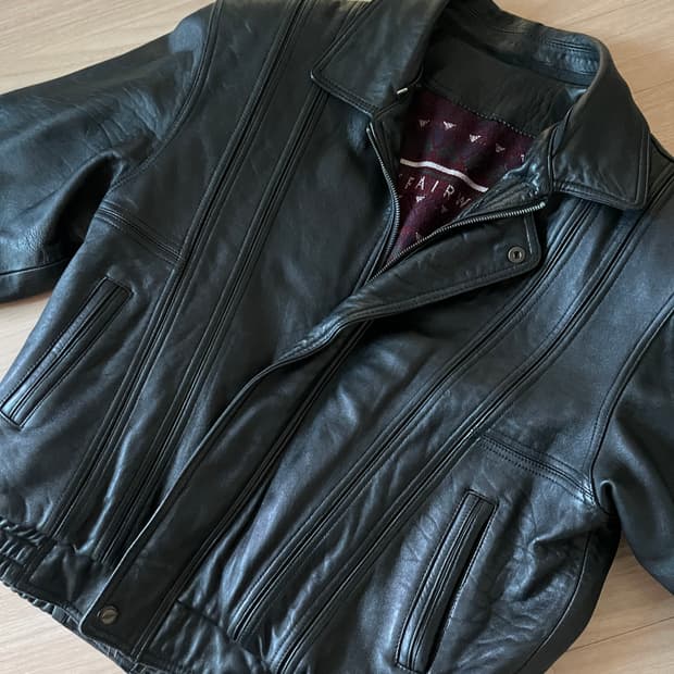 빈티지 레더자켓
