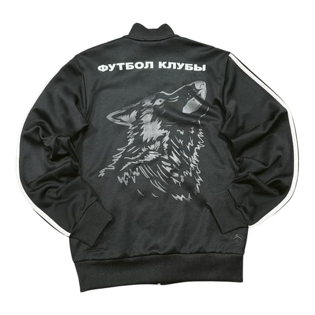 ✨ (바배) 아디다스 카이사르 울프 빅로고 블랙 트랙탑 져지