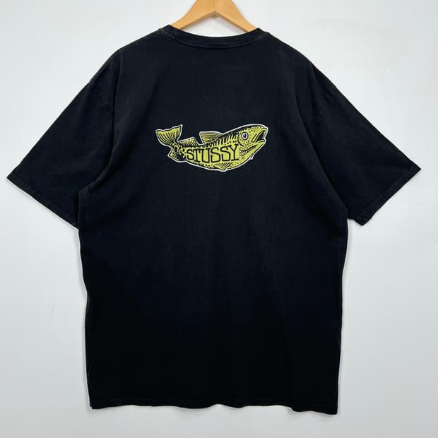 Stussy 스투시 피쉬 Bait 프린팅 반팔티