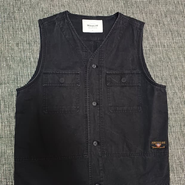 MONOFLOW 블랙 워크 베스트