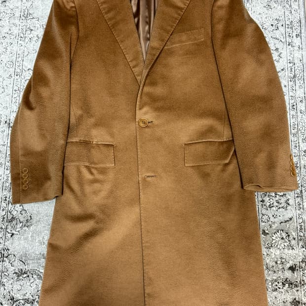 키톤 비큐나 싱글코트 카멜