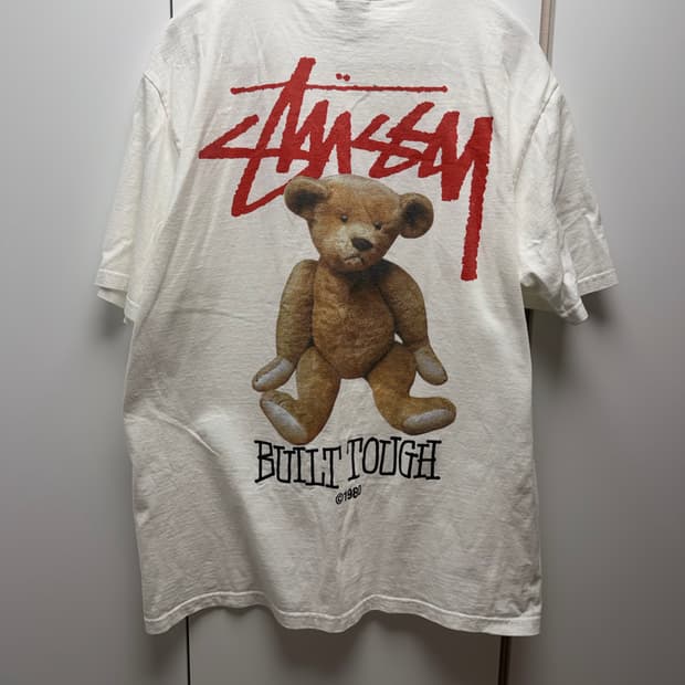 스투시 곰돌이 티셔츠 m