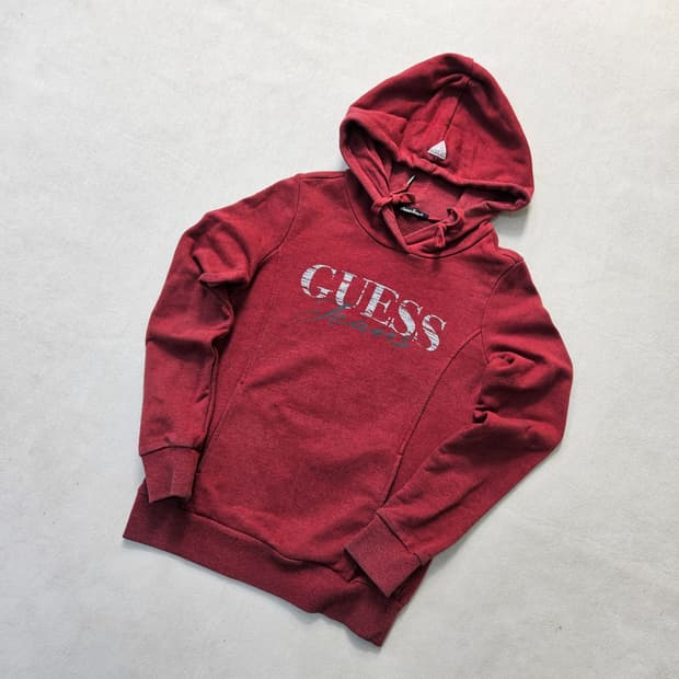 XS 게스 여성 빅로고 후드티 0323Y