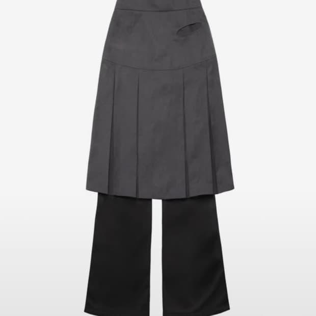 오호스 저지 스커트팬츠