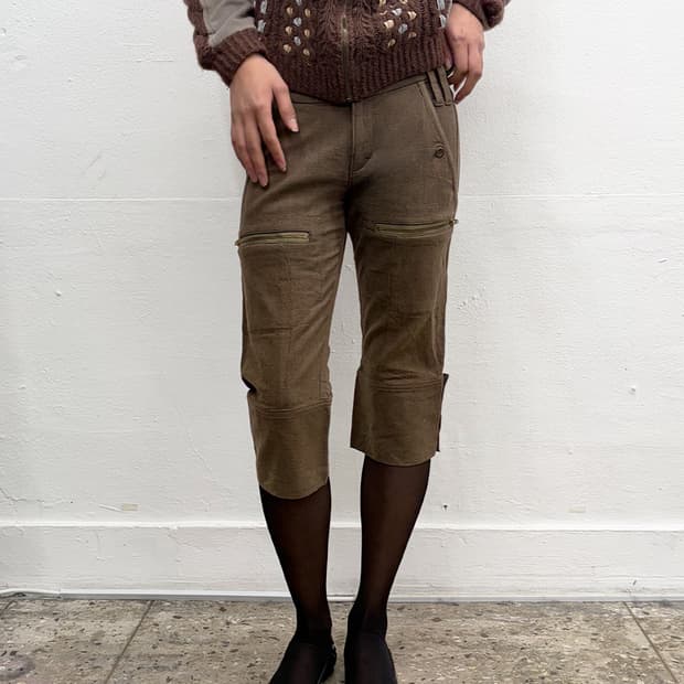 빈티지 카프리 팬츠