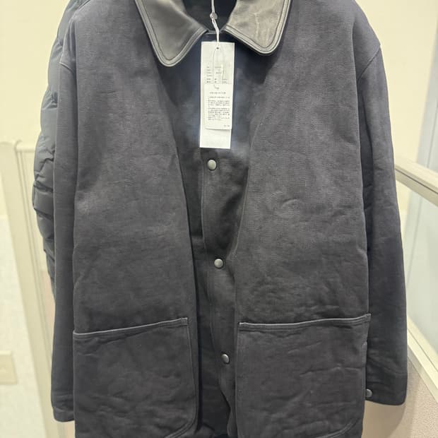 25FW 코모리 데님레더자켓 2사이즈 새제품