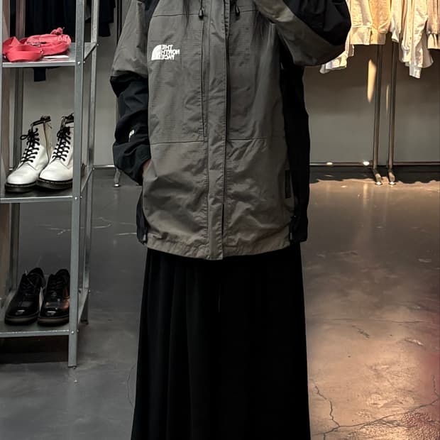 노스페이스 써밋 라인 고어텍스 그레이 블랙 컬러웨이 후드자켓 A3763