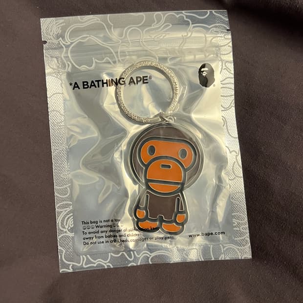 (새상품) 베이프 BAPE 베이비 마일로 키링