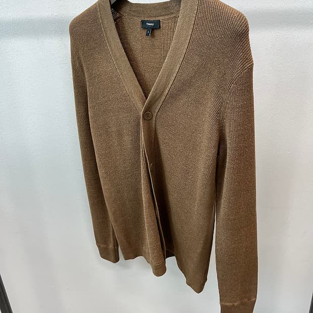 여) 띠어리 린넨 가디건 