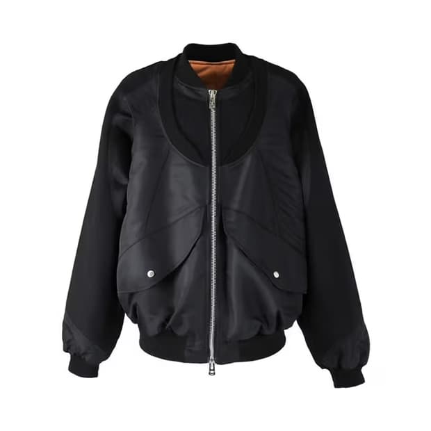 [50] 솔로이스트 에크루 이중봄버 블랙