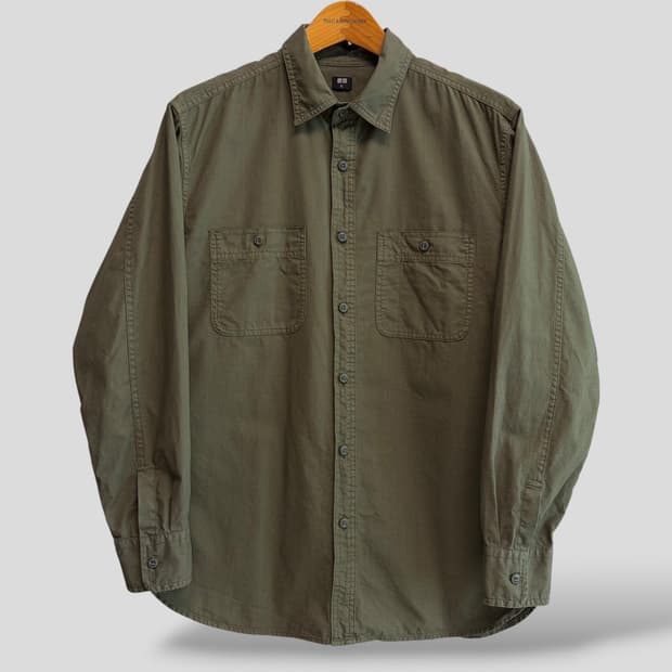 (XL)유니클로 워시 워크 셔츠