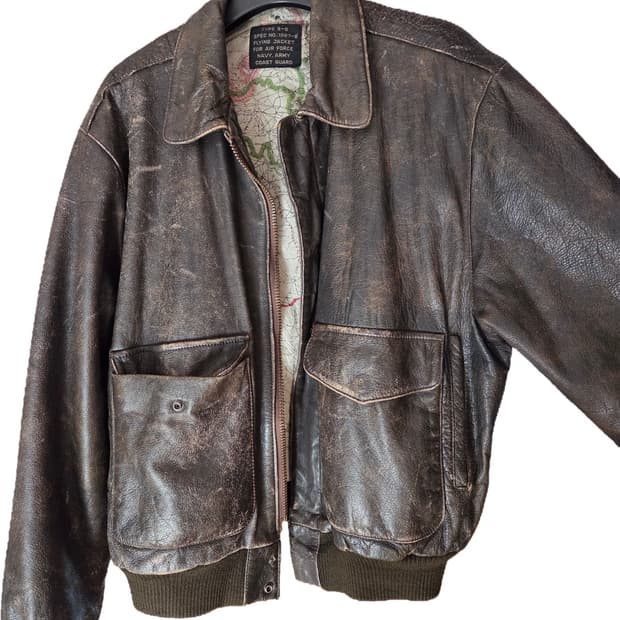 Vintage A-2 Flight Leather Jacket (105)