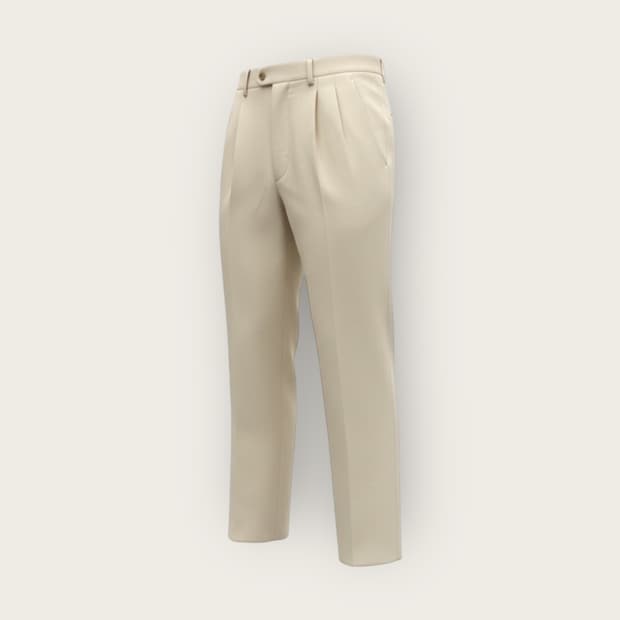 32/ 에르메스 린넨 마 투턱 베이직 팬츠 (새상품)