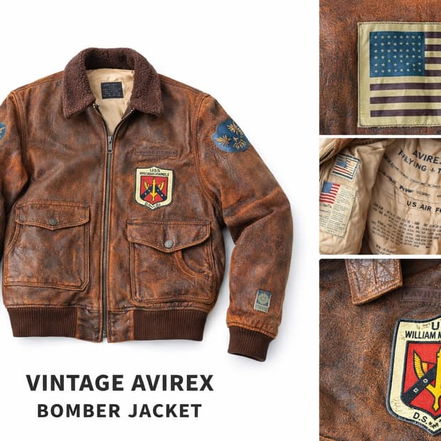 Vintage Avirex Bomber Jacket