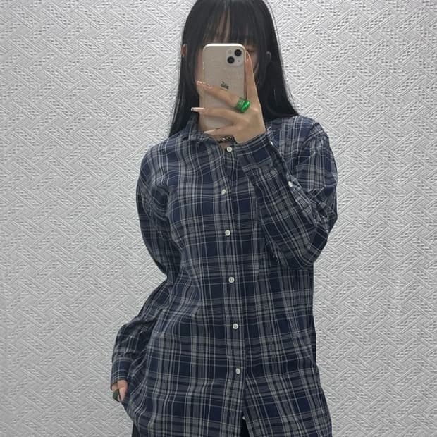 폴로 랄프로렌 빈티지 컨트리 파머 체크 셔츠 90 C08175