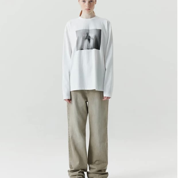 르바 Relaxed Fit Denim - Sand Baige