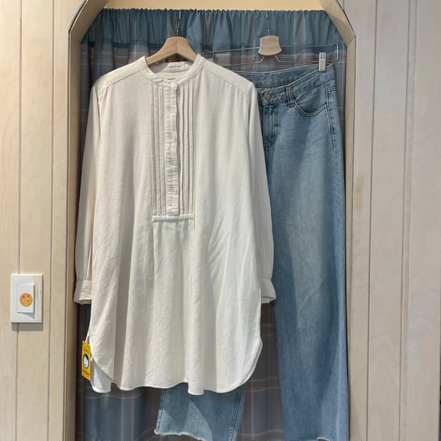 일본 스튜디오클립 핀턱셔츠원피스