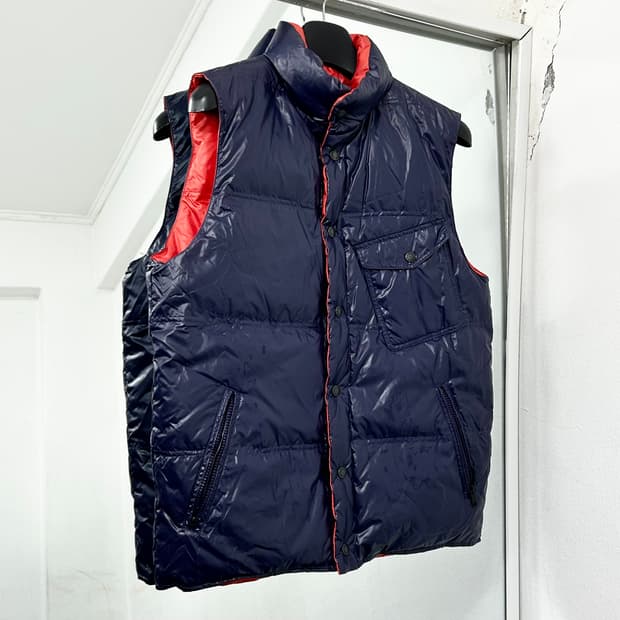 아비렉스 리버시블 구스다운 패딩 조끼