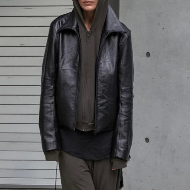 머듈 appendix 레더자켓 블랙 2사이즈 새상품