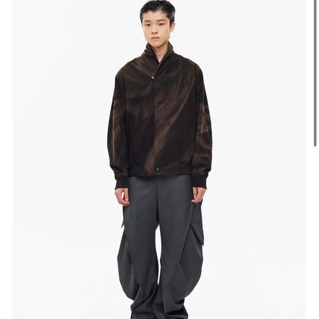 지용킴 숄 칼라 자켓