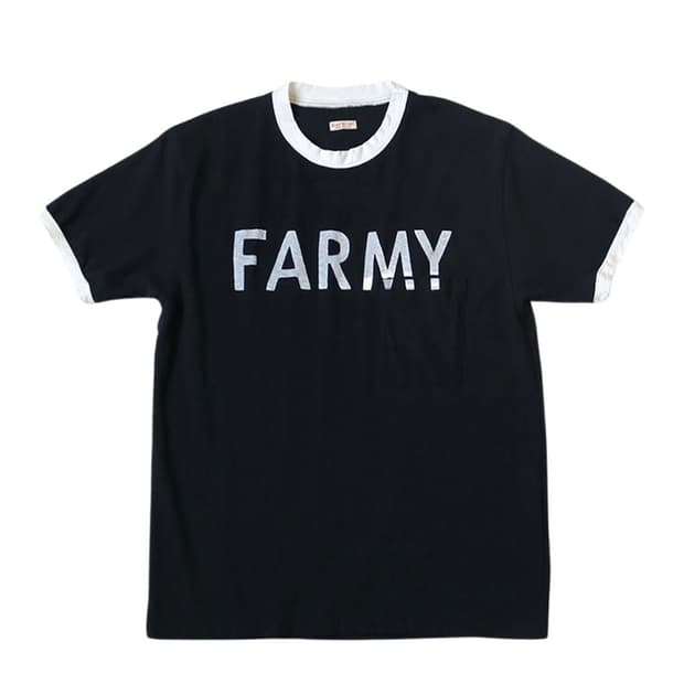 미개봉 새상품 [4] 캐피탈 18.5 텐지쿠 링거 포켓 티셔츠 파미 블랙