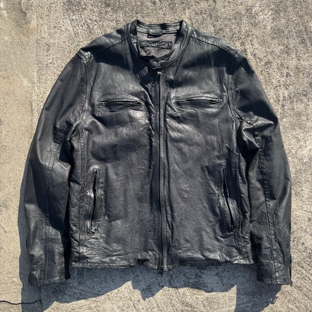 [XL] Levis 리바이스 캐피탈E 카페레이서 가죽 레더 자켓