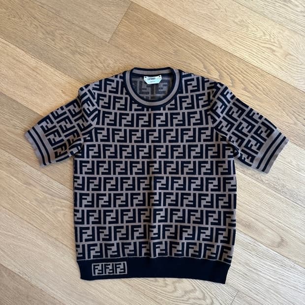 팬디 FF 모노그램 니트 36 