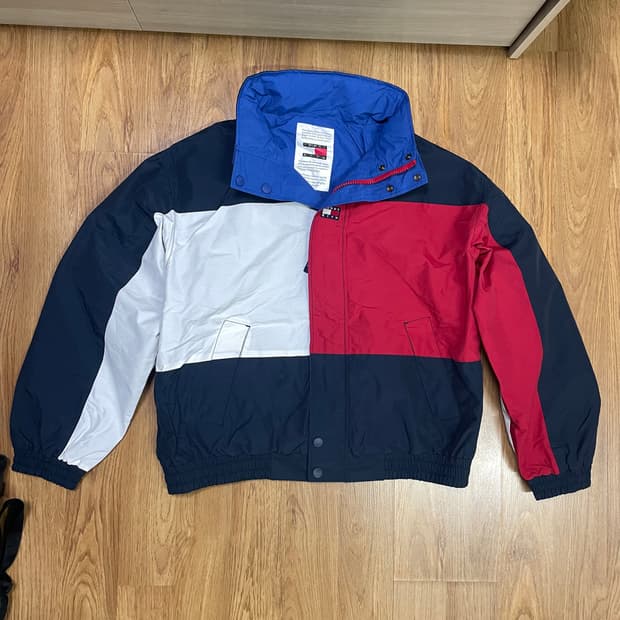 [희귀] 타미힐피거 X 키스 빅로고 리버시블 자켓 XXL