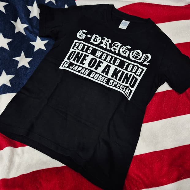 지드래곤 one of kind 콘서트 스태프 크루 반팔 티셔츠 권지용