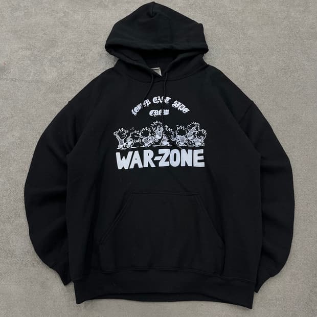 M Gildan 워존 블랙 후드티