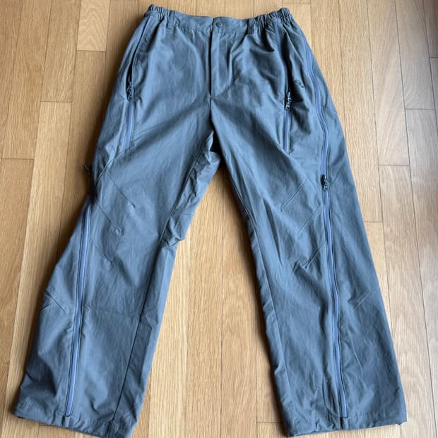 산산기어 지퍼 팬츠 차콜