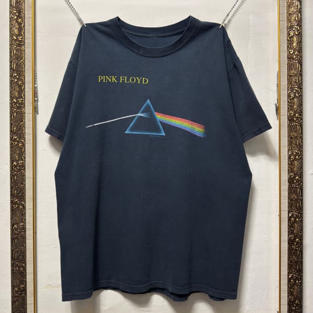빈티지 90s 핑크플로이드 다크사이드 밴드 티