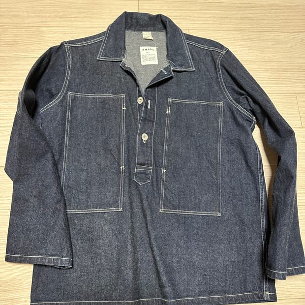 (S) 리얼맥코이 데님 풀오버