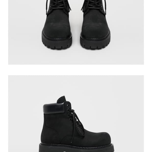 로스트가든 루트 블랙 부츠 40