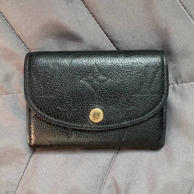 정품 루이비통 앙프렝뜨 블랙 카드지갑 