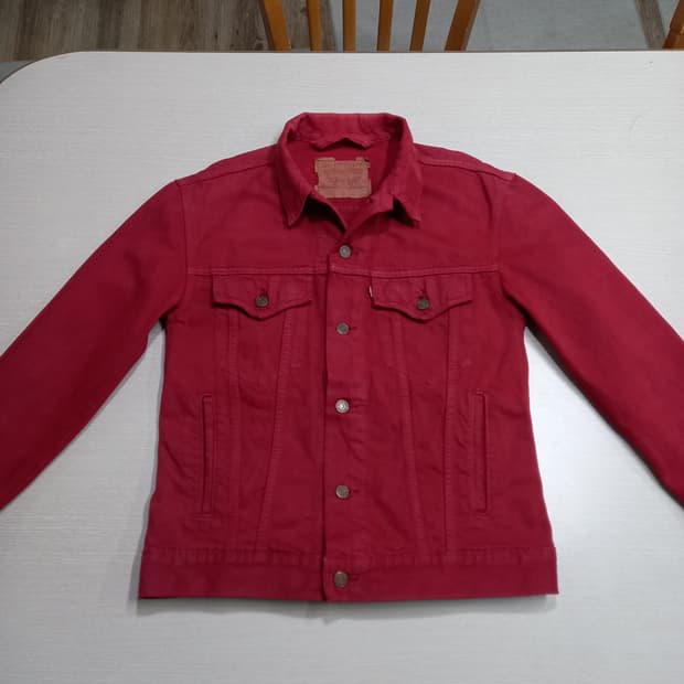 M95 90's 리바이스 Canada 데님자켓 레드 M-990