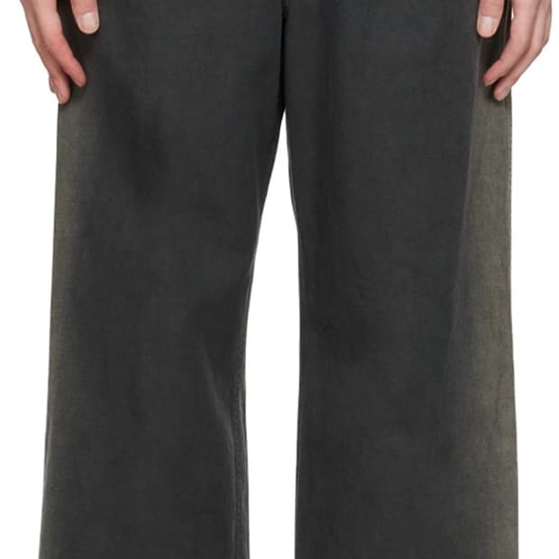 오라리 핀스 다이드 팬츠