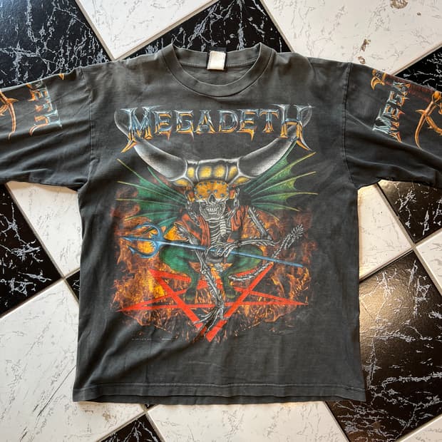 90s mega deth long sleeve