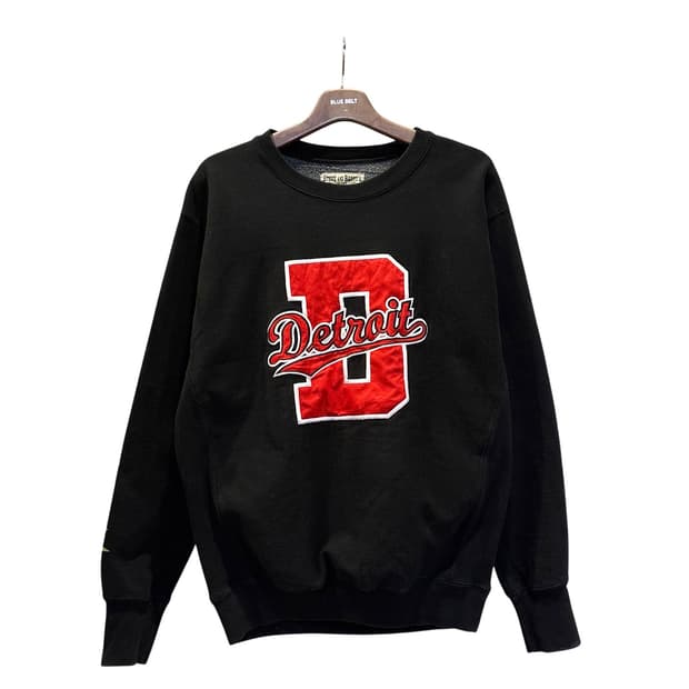 스티브앤베리스 NHL 헤비스웻셔츠 레드윙스 패치 디테일 블랙