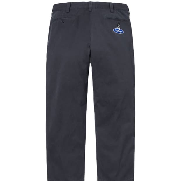 슈프림 25SS 핀업걸 치노팬츠 네이비 (30)