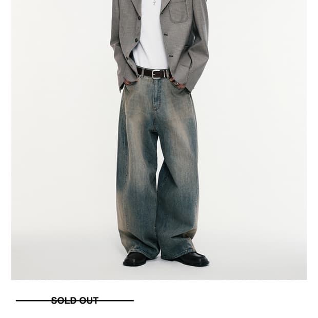 알렌느 체크 크롭 울 블레이저 2사이즈