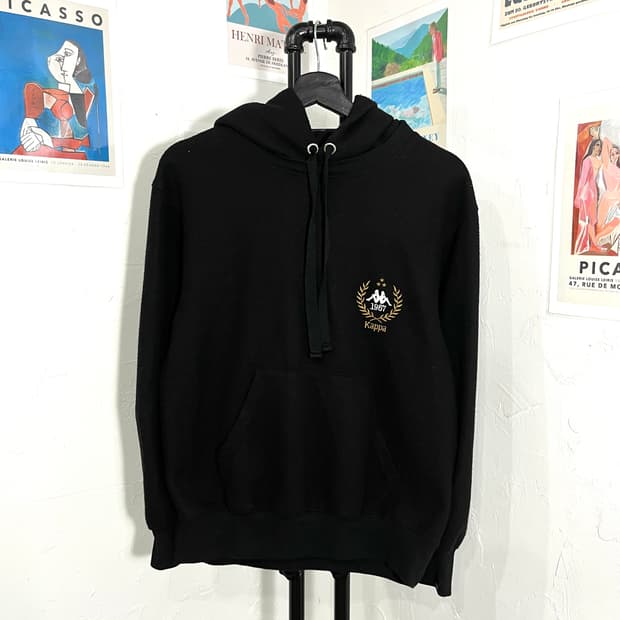 카파 자수 포인트 후리스 후드티