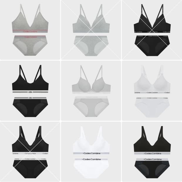 [새상품] 코데즈컴바인 이너웨어 모음