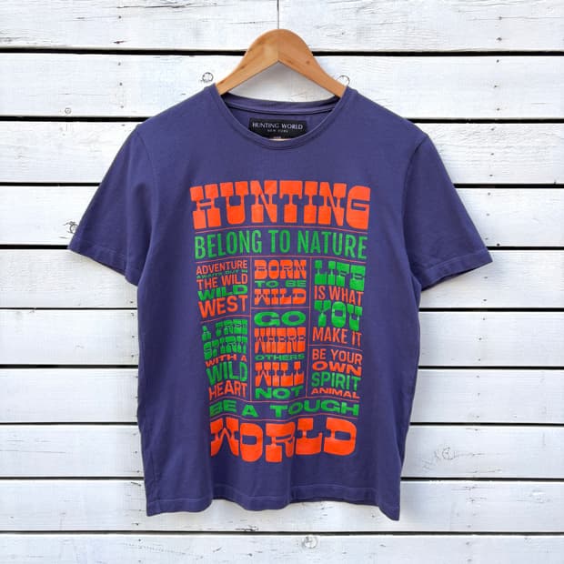 Hunting World 헌팅월드 반팔 티셔츠