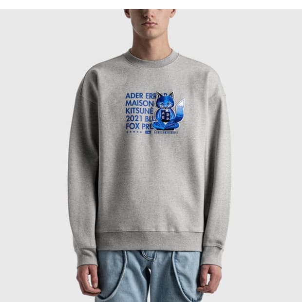 아더에러x메종키츠네 맨투맨 A3