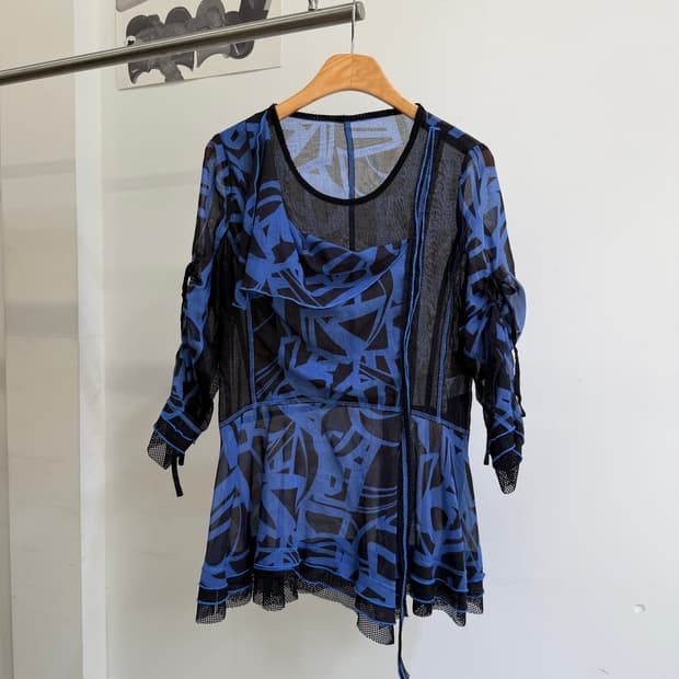 JAPANESE BRAND (Made in Japan) 시스루 원피스