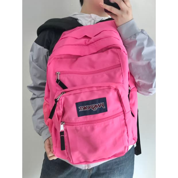잔스포츠 핑크 백팩 가방