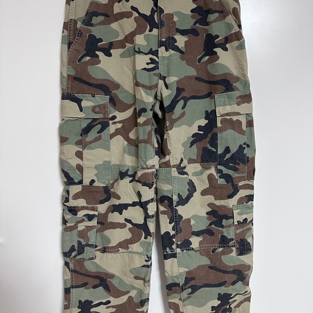 32)스투시 립스탑 서플러스 카고 팬츠 카모